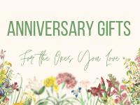 August Anniversary Gifts
