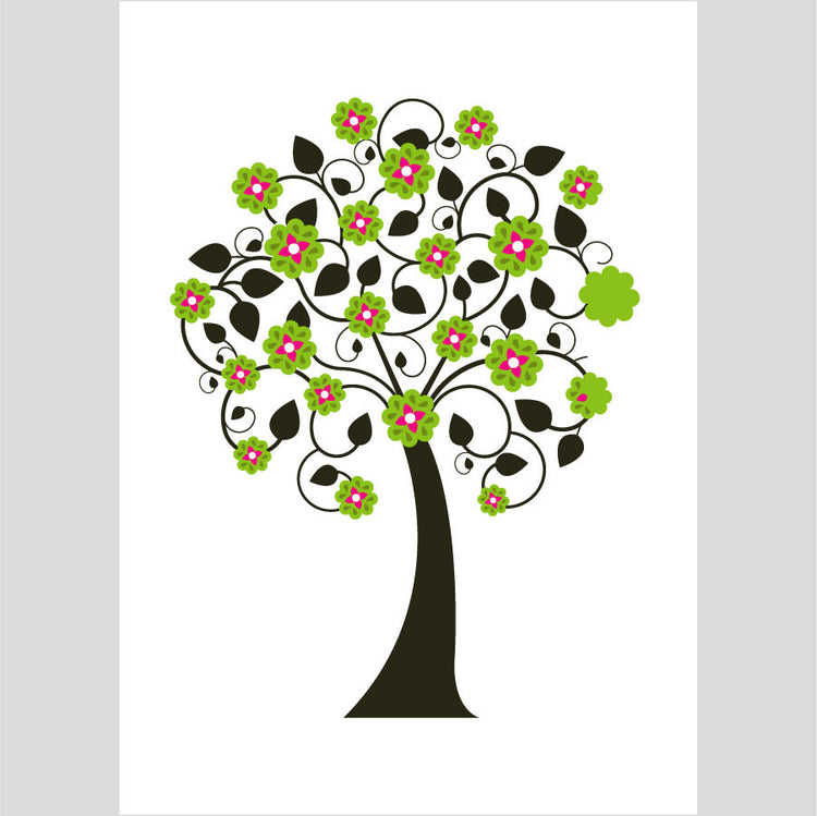 Tree Design Greetings Card