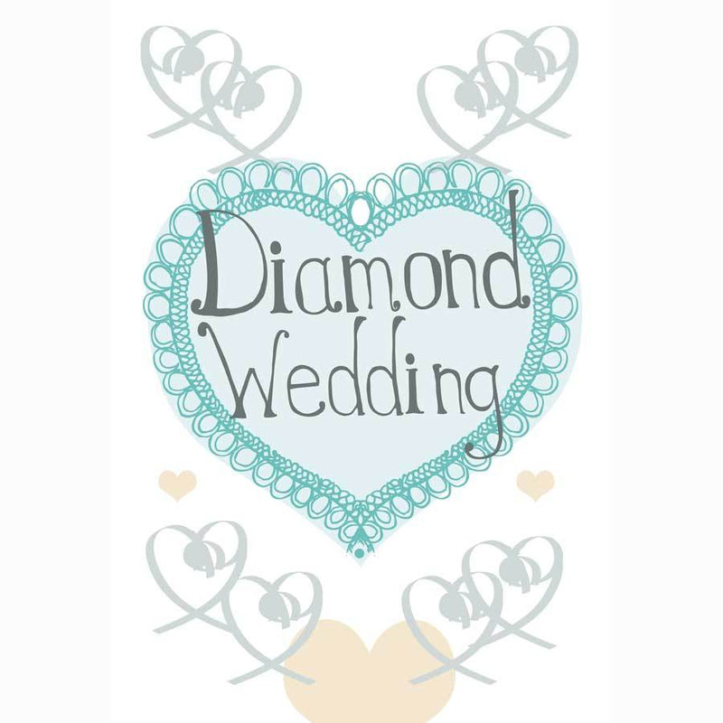 Diamond Wedding Anniversary Card