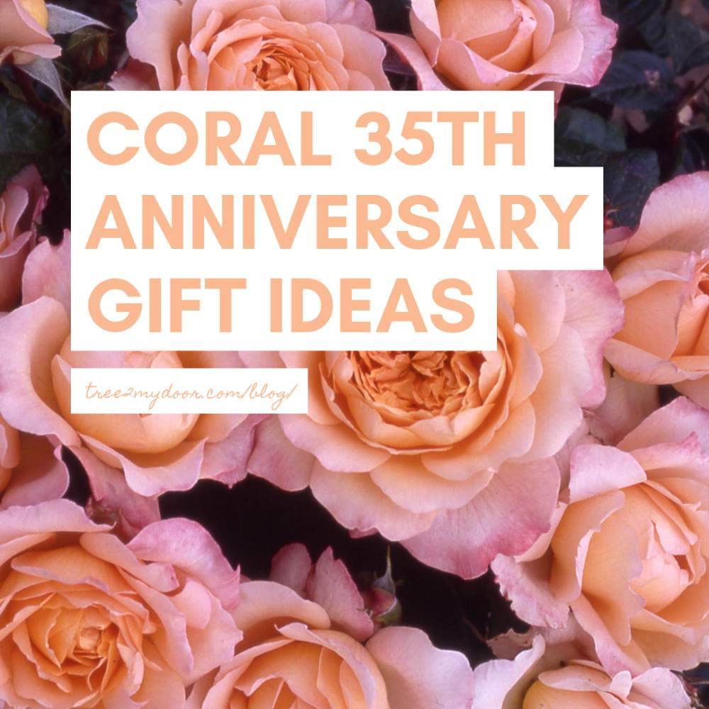 Coral 35th Wedding Anniversary Gifts Ideas - Tree2mydoor