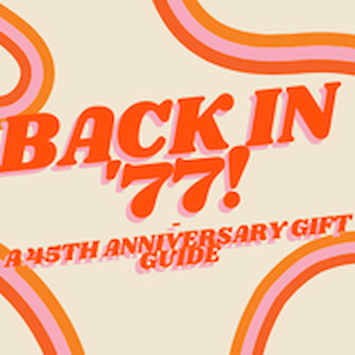 45th anniversary gift guide