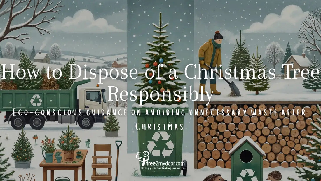How to Dispose of a Christmas Tree Responsibly
