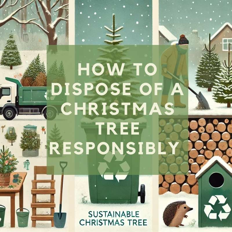 How to dispose of a Christmas tree responsibly guide