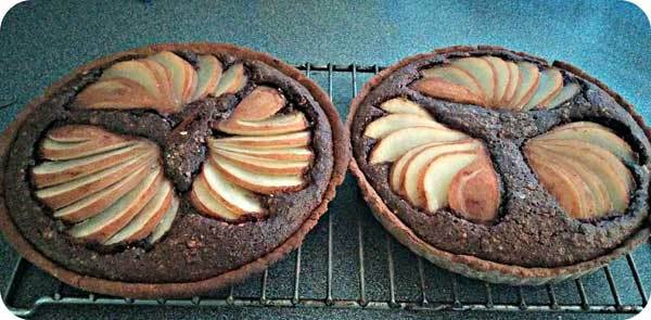 British Food Fortnight - Pear and Chocolate Tart Recipe