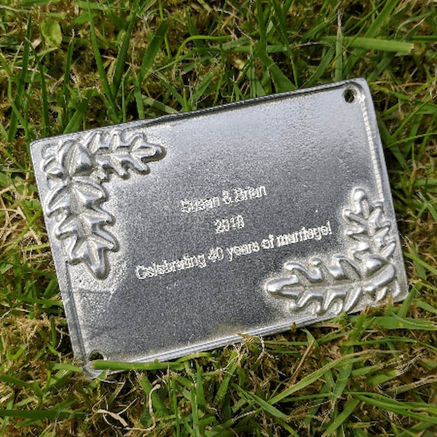 Anniversary Tree Gift Pack Tree of Love (Crab Apple) / Plaque - No Engraved Message - Tree Gift Pack - Tree2mydoor