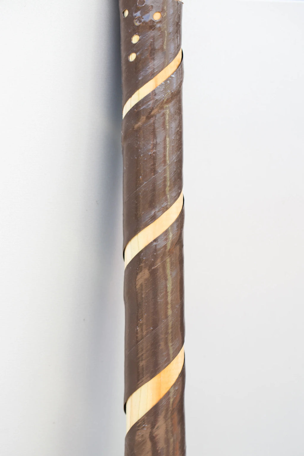 A tree stake and guard to support growing trees.