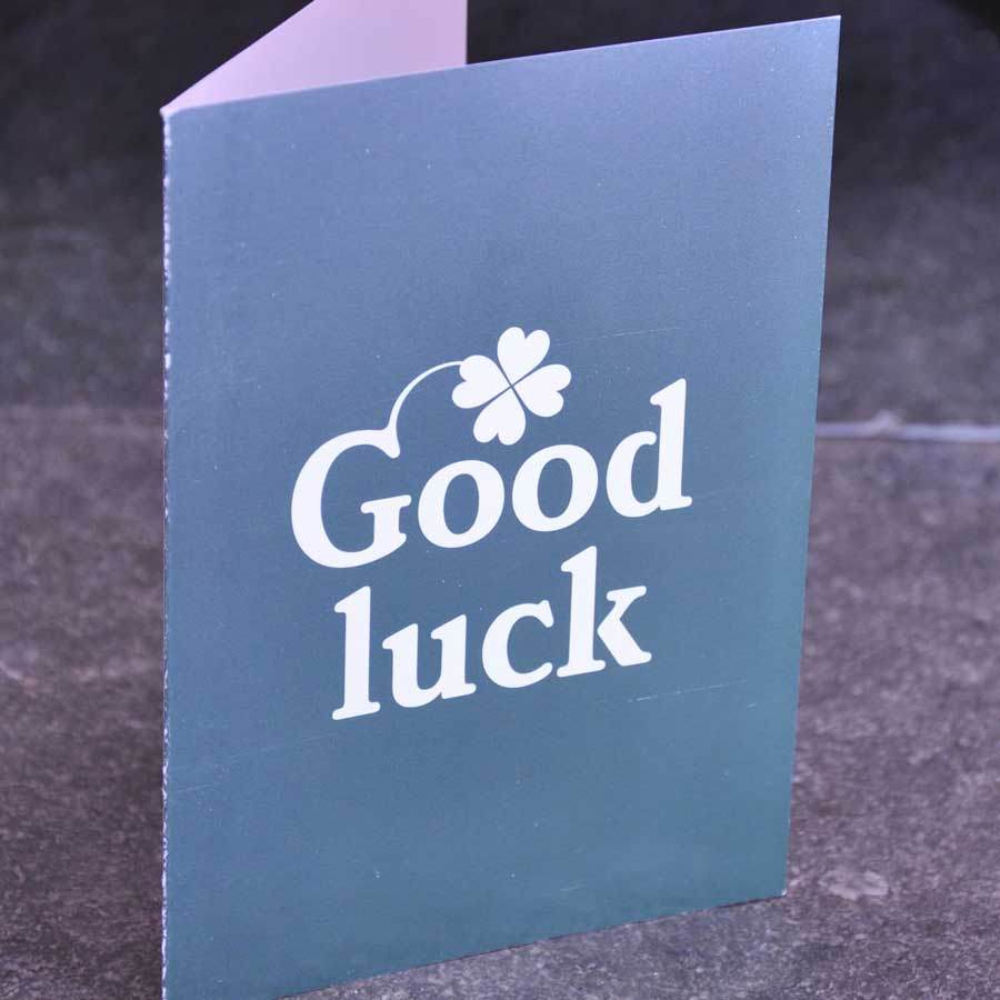 Good Luck Card - Greeting Card - Tree2mydoor