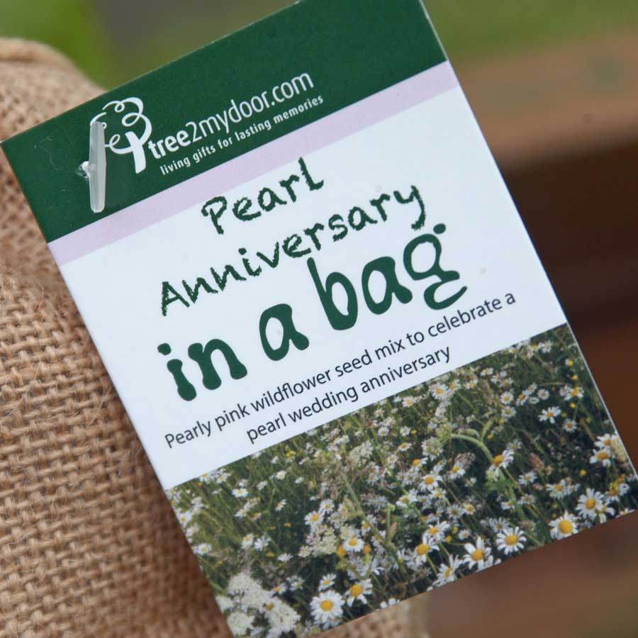 Pearl Anniversary Rose and Plaque Gift Pack Plaque - No Engraved Message - Rose Gift Pack - Tree2mydoor