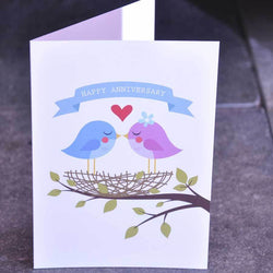 Happy Anniversary Greeting Card - Greeting Card - Tree2mydoor