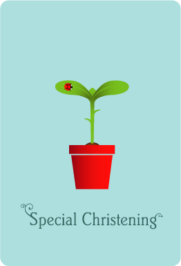 Christening Greetings Card - Greeting Card - Tree2mydoor