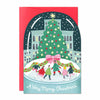 snowglobe christmas greetings card