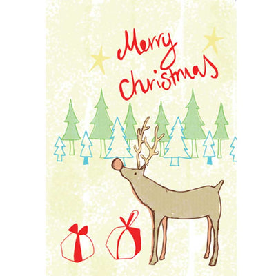 Add a Christmas Card (Rudolf design)