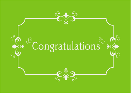 Congratulations Greetings Card