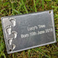 Engraved Christening Plaque