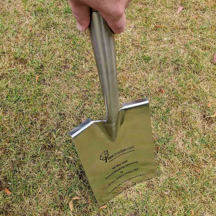 Engraved Groundbreaking Spade