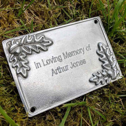 Engraved Plaque and Plinth Plaque - No Engraved Message - Plaque and Plinth - Tree2mydoor