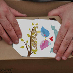 Anniversary Tree Gift Pack Tree of Love (Crab Apple) / Plaque - No Engraved Message - Tree Gift Pack - Tree2mydoor