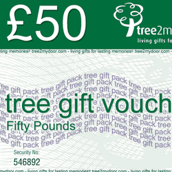 E-Gift Card £50 GBP - Digital Gift - Tree2mydoor