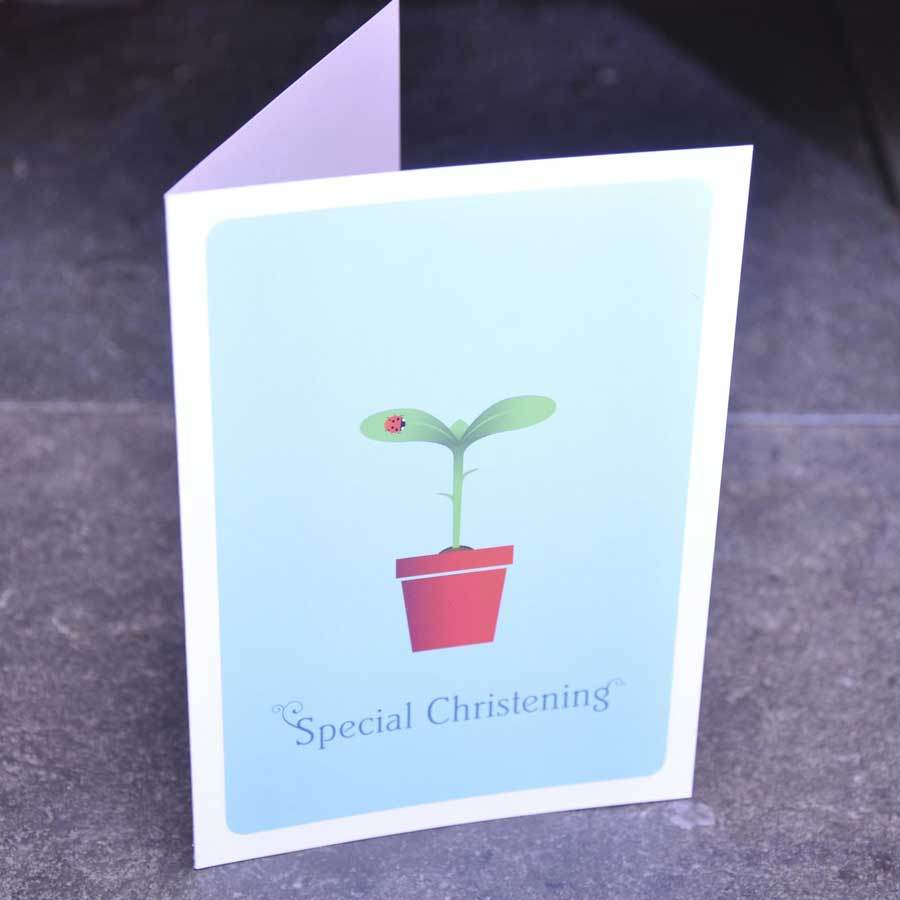 Christening Greetings Card - Greeting Card - Tree2mydoor