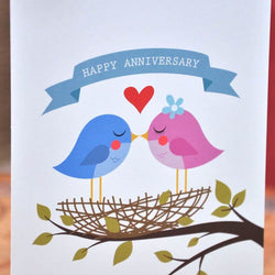 Happy Anniversary Greeting Card - Greeting Card - Tree2mydoor