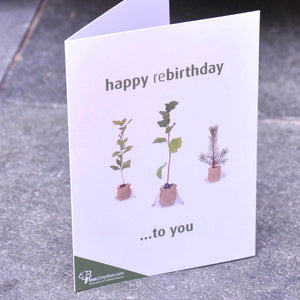 Happy Re-Birthday Card - Greeting Card - Tree2mydoor