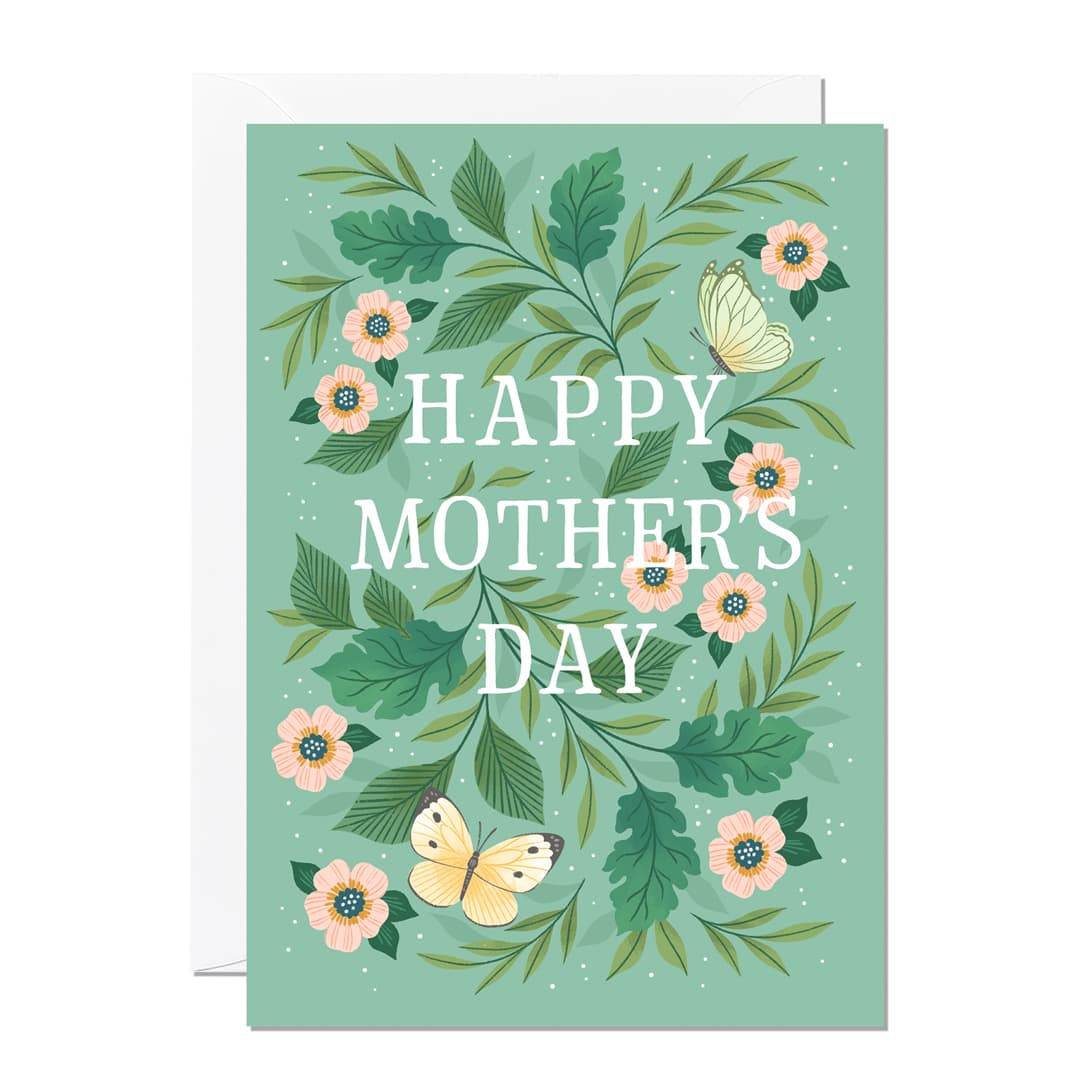 Mother's Day Butterflies Card - Greeting Card - Tree2mydoor