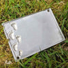 Rectangular Pewter Plaque with Baby footprint design